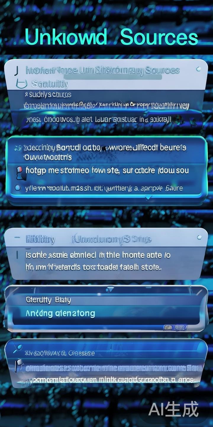 安卓设备：安装完成后，可能需要允许“未知来源”应用